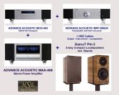 ADVANCE ACOUSTIC MCD-404 + MPP-506DA + MAA-406 + GamuT Phi-3 + HSE Kabel