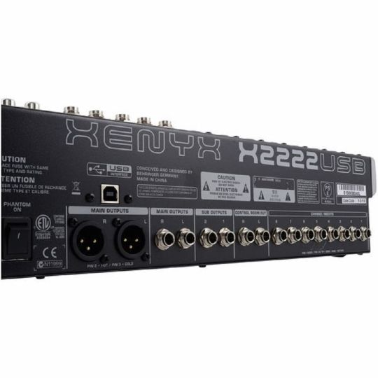 Behringer Xenyx X2222 USB (Rear)