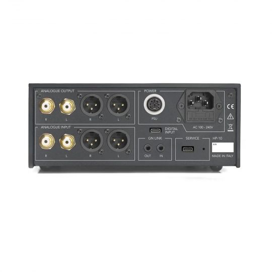 Preview: Gold Note HP-10 Headphone Amplifier (Rear)