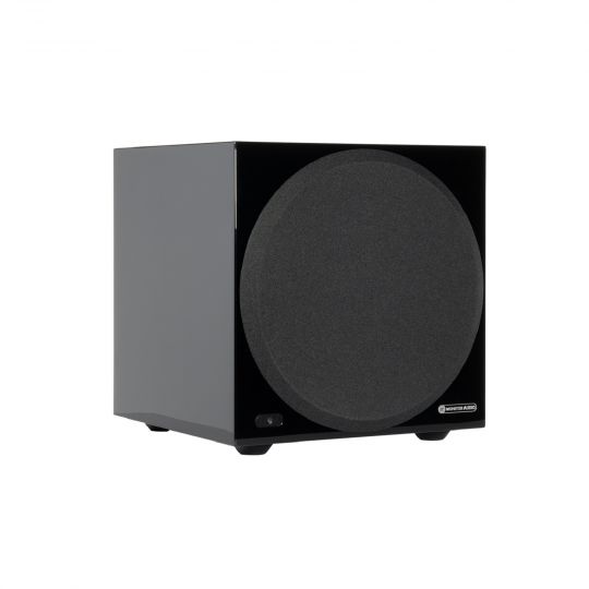 Monitor Audio Anthra W10 Subwoofer (Hochglanz Schwarz)