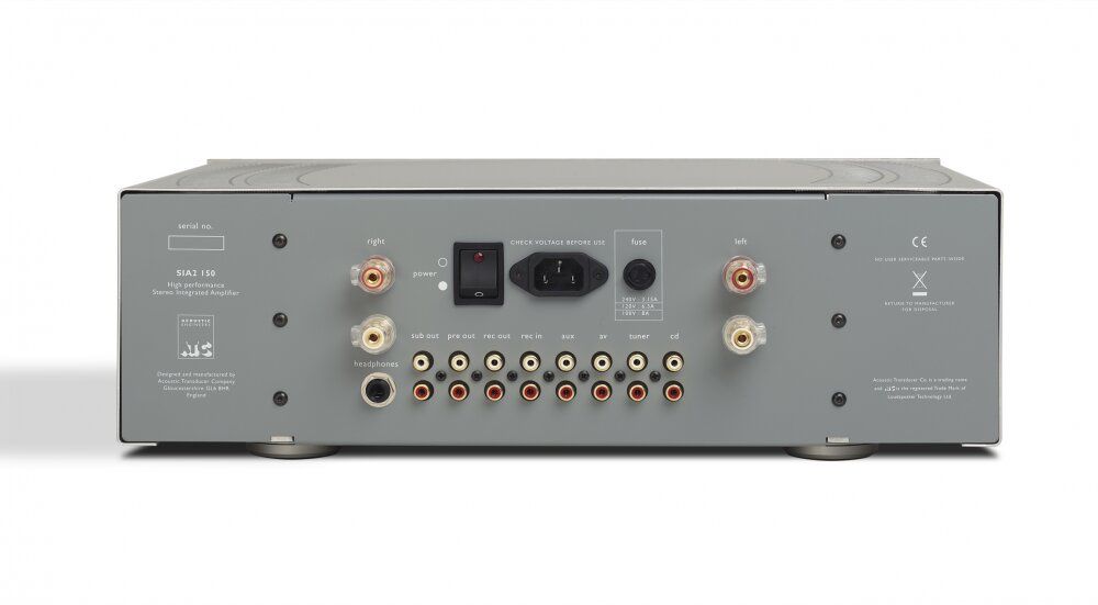 ATC SIA2-150 Integrated Amplifier (Rear)