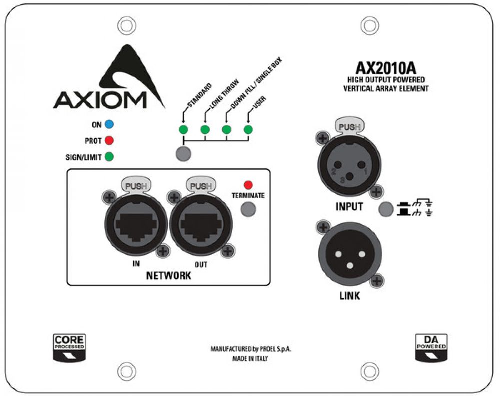 AXIOM - AX2010A, Powered Array Element