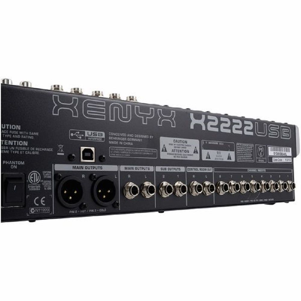 Behringer Xenyx X2222 USB (Rear)