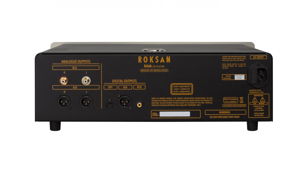 ROKSAN BLAK CD Player (Rear)