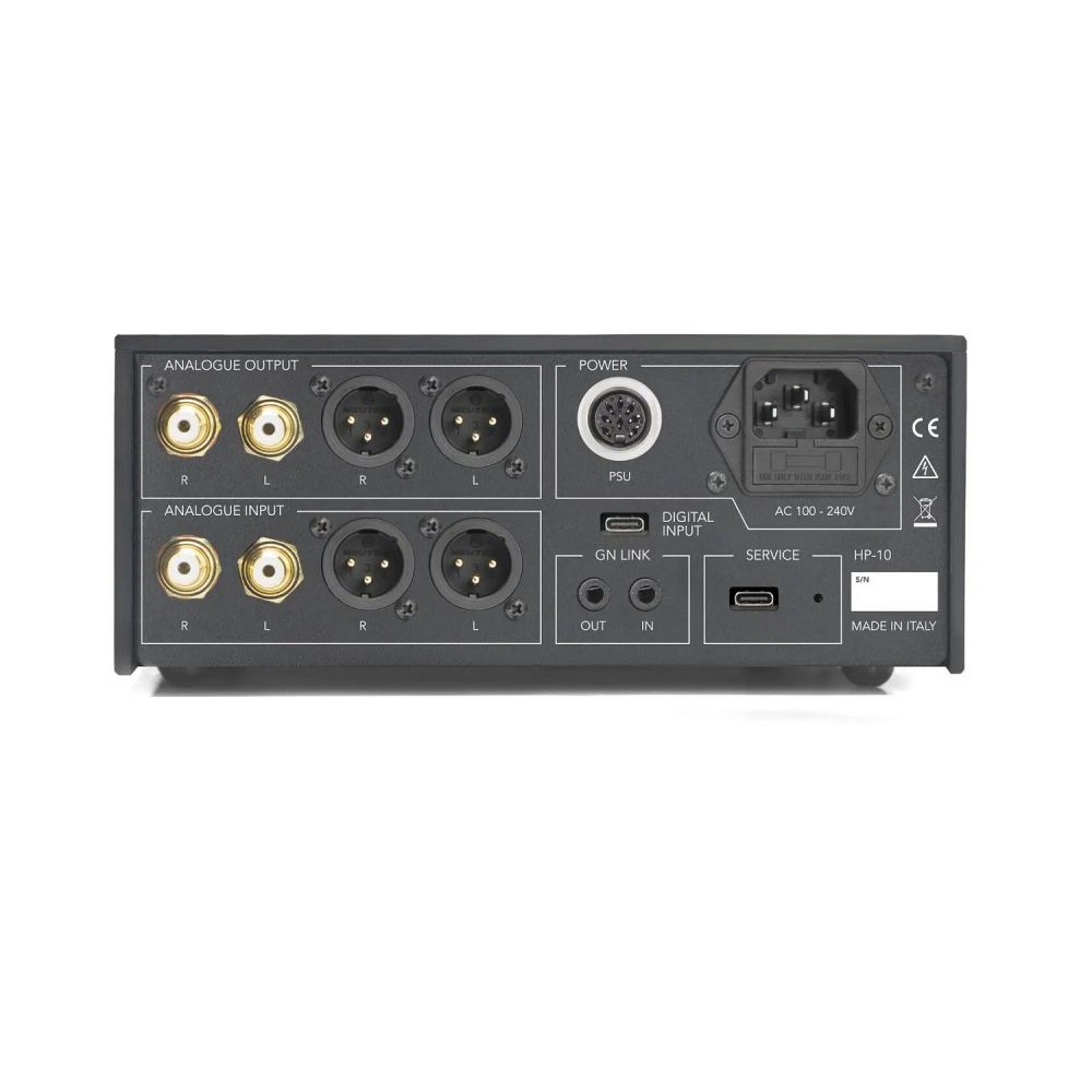 Gold Note HP-10 Headphone Amplifier (Rear)