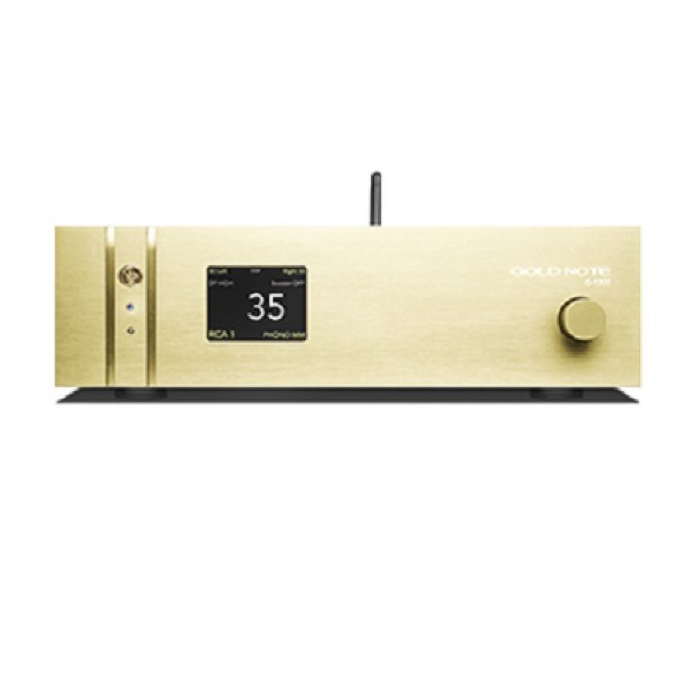GOLD NOTE IS-1000 Mk II Streamer / Amplifier (Gold)