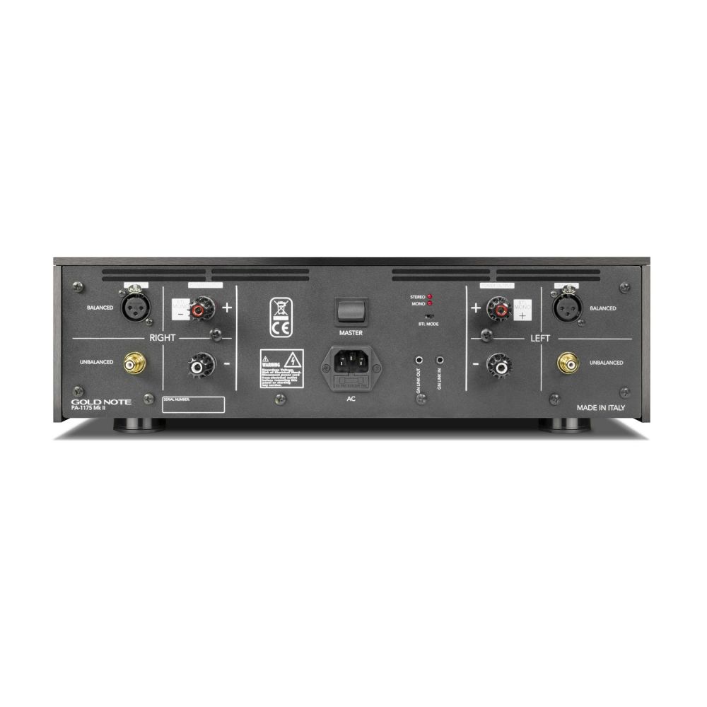 Gold Note PA-1175 Mk II Endstufe (Rear)
