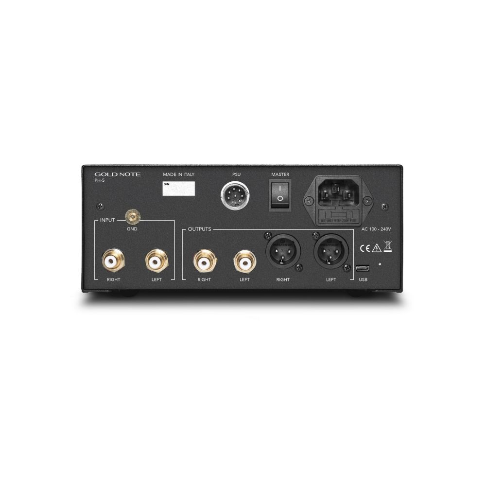 GOLD NOTE PH-5 Bravo Phono Preamplifier (Rear)