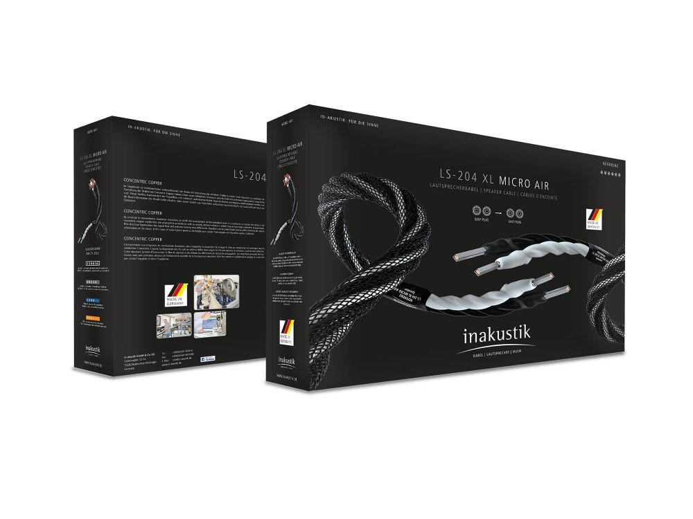 InAkustik - Reference LS-204 XL Micro AIR Lautsprecher Kabel