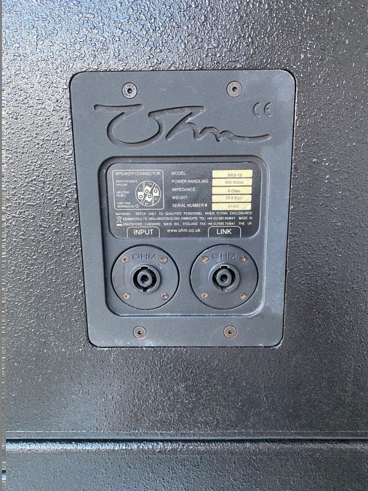 OHM Audio BRS-18 Passiver-Subwoofer [DEMO]