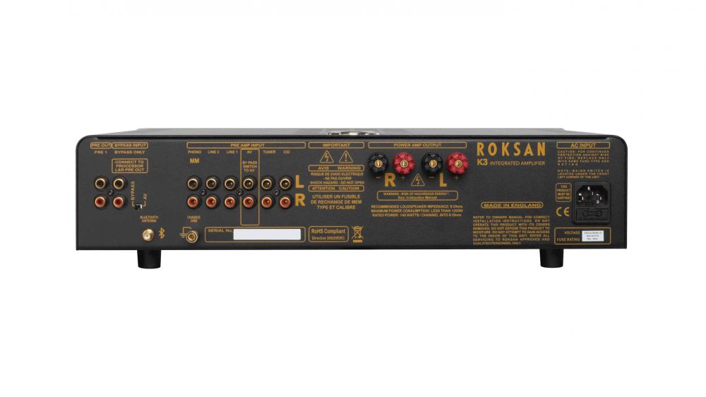 ROKSAN K3 Integrated Amplifier (Rear)
