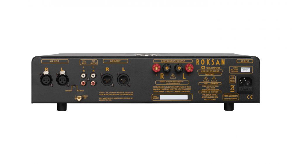 ROKSAN K3 Power Amplifier (Rear)