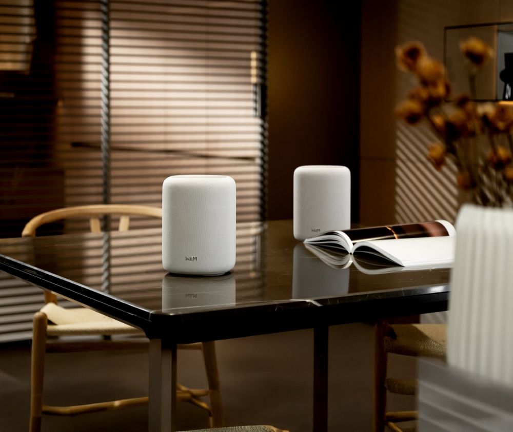 WiiM Sound LITE Twin Pack Smart Speaker (Weiss)