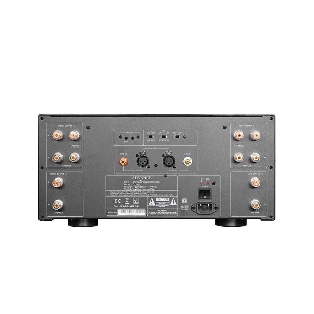 ADVANCE ACOUSTIC X-A600 Stereo Power Amplifier (Rear)