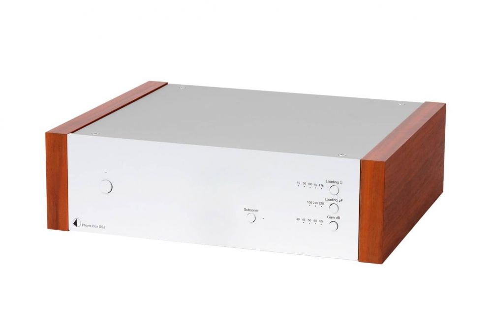 Pro-Ject Phono Box DS2 (Silver/Rosewood)