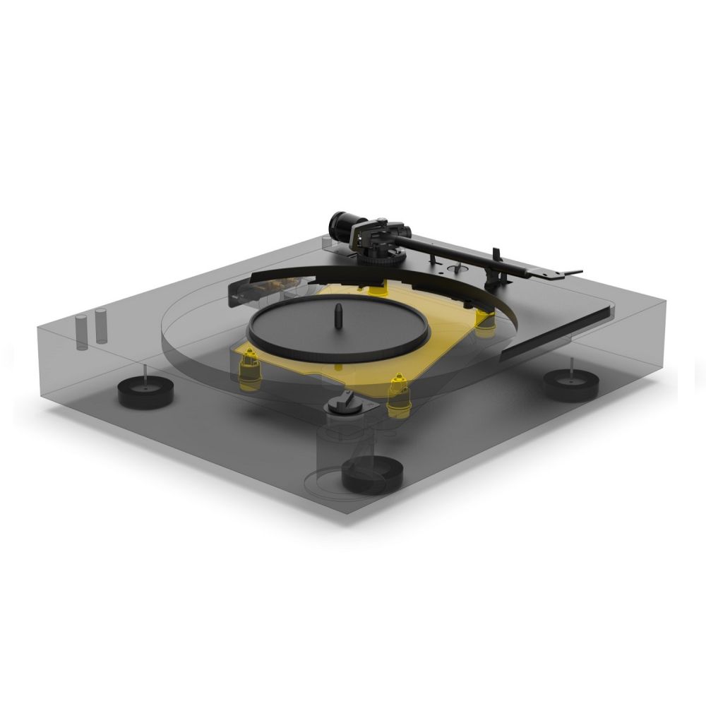 Pro-Ject A2 Plattenspieler (Konstruktion)